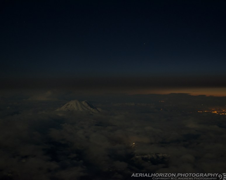 Mount Rainier at Night