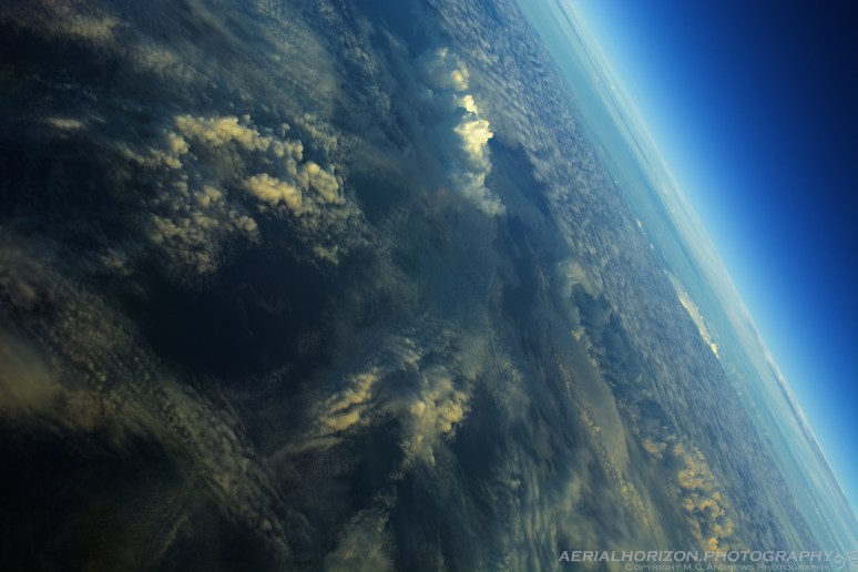 Chaos in the clouds beneath